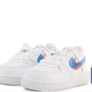 Toddler Nike Air Force 1 LV8 3D White Size